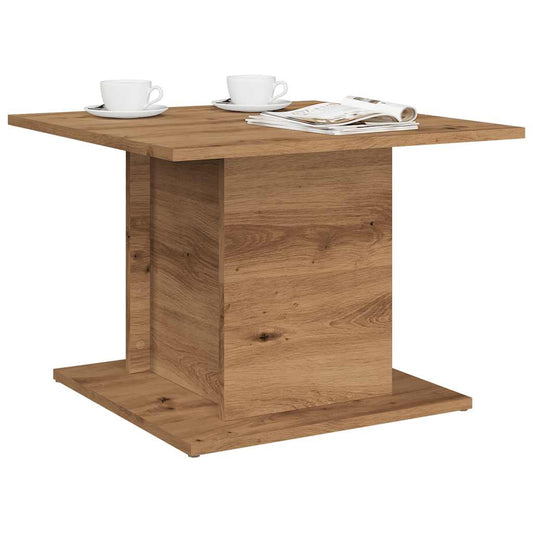 vidaXL Coffee Table Artisan Oak 55,5x55,5x40 cm Engineered Wood