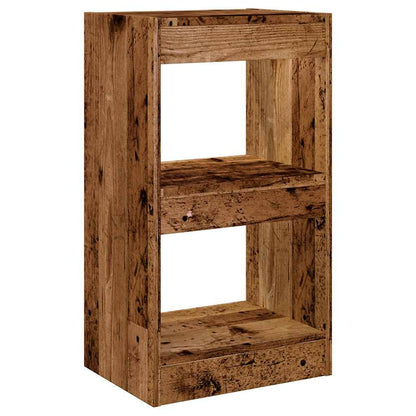 vidaXL Book Cabinet/Room Divider Old Wood 40x30x72 cm