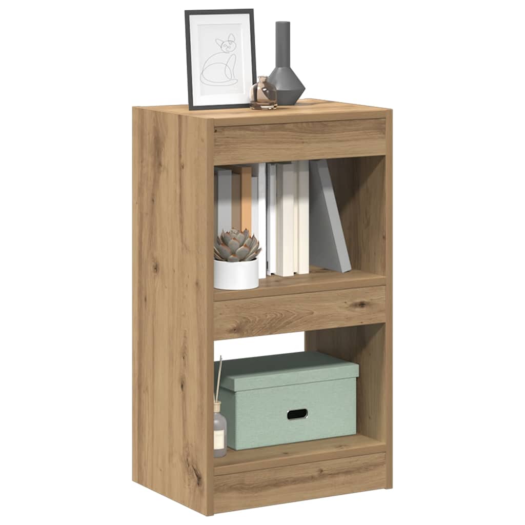 vidaXL Book Cabinet/Room Divider Artisan Oak 40x30x72 cm