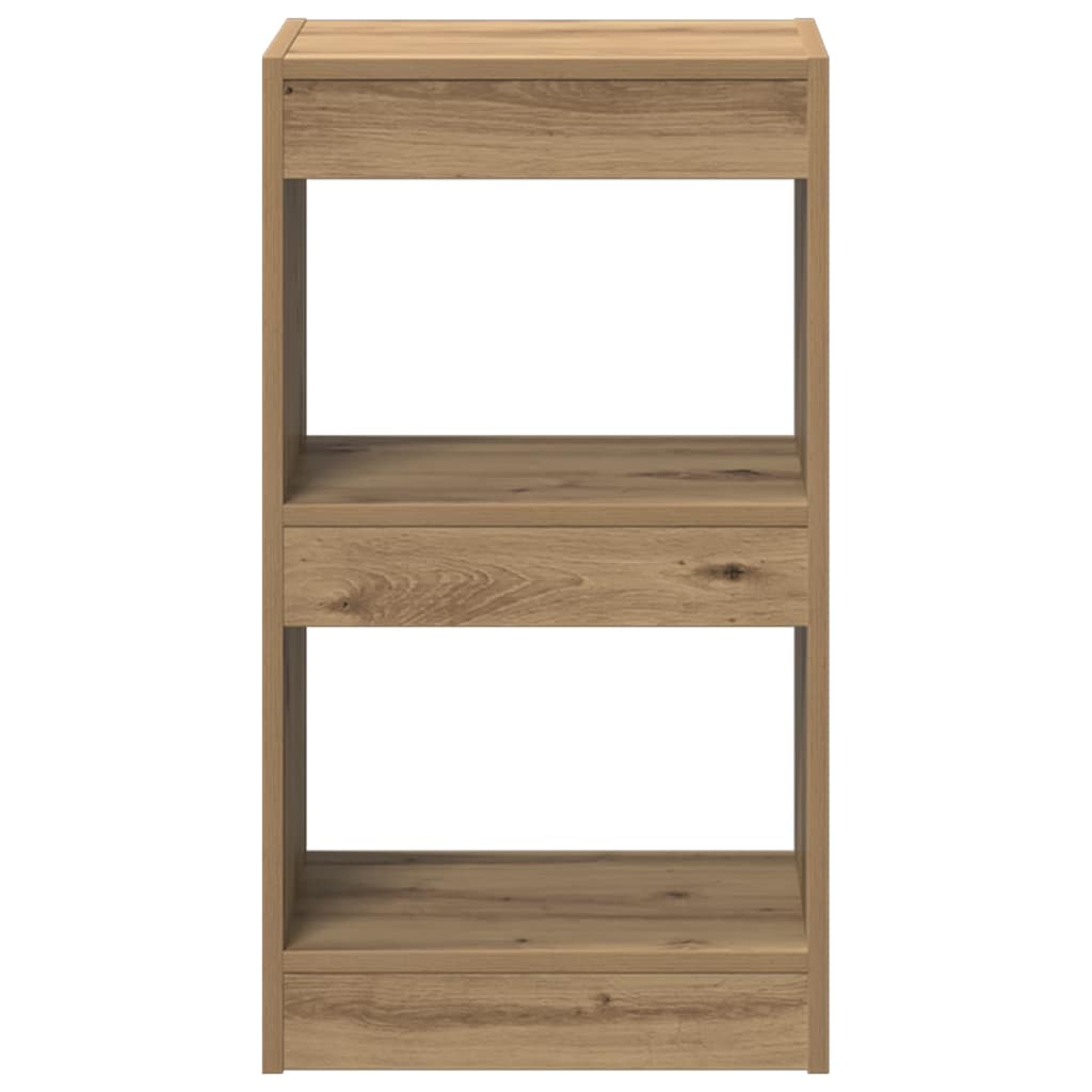 vidaXL Book Cabinet/Room Divider Artisan Oak 40x30x72 cm
