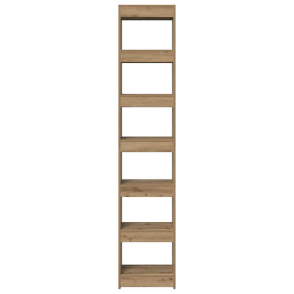 vidaXL Book Cabinet/Room Divider Artisan Oak 40x30x198 cm