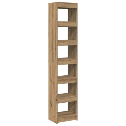 vidaXL Book Cabinet/Room Divider Artisan Oak 40x30x198 cm