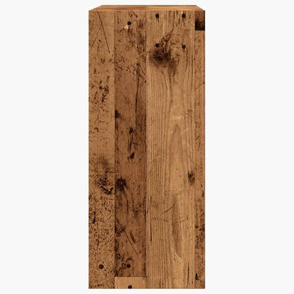 vidaXL Book Cabinet/Room Divider Old Wood 80x30x72 cm