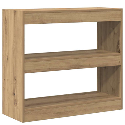 vidaXL Book Cabinet/Room Divider Artisan Oak 80x30x72 cm