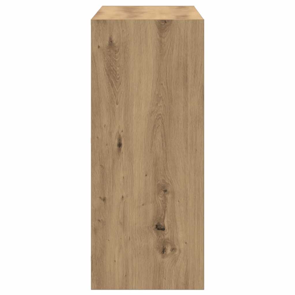 vidaXL Book Cabinet/Room Divider Artisan Oak 80x30x72 cm