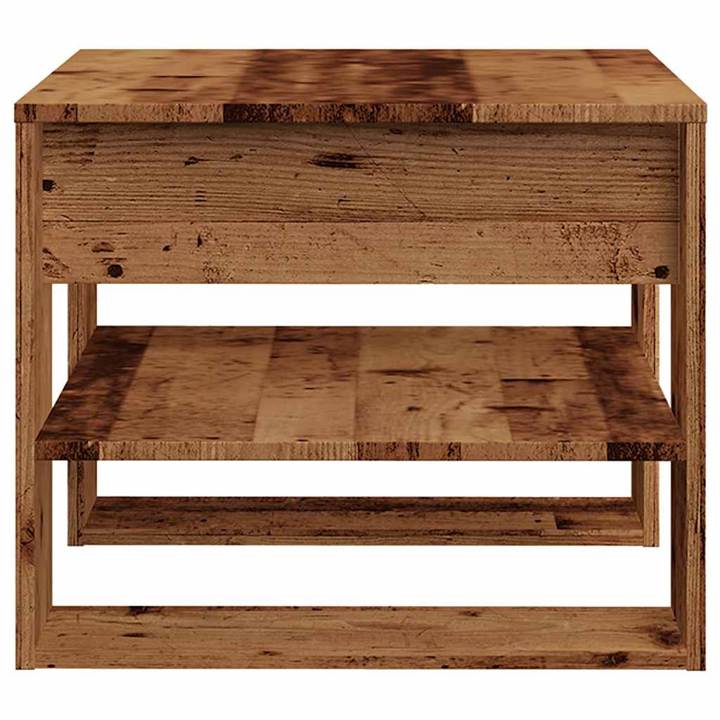vidaXL Coffee Table Old Wood 55.5x55x45 cm Engineered Wood