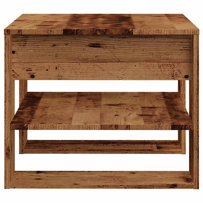 vidaXL Coffee Table Old Wood 55.5x55x45 cm Engineered Wood