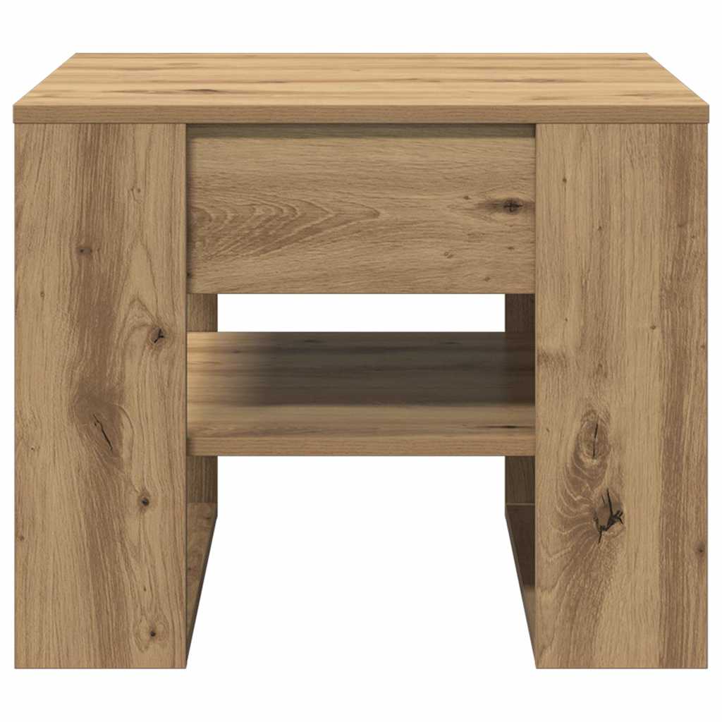 vidaXL Coffee Table Artisan Oak 55,5x55x45 cm Engineered Wood