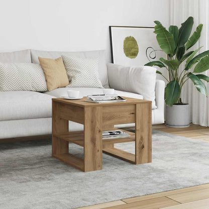 vidaXL Coffee Table Artisan Oak 55,5x55x45 cm Engineered Wood