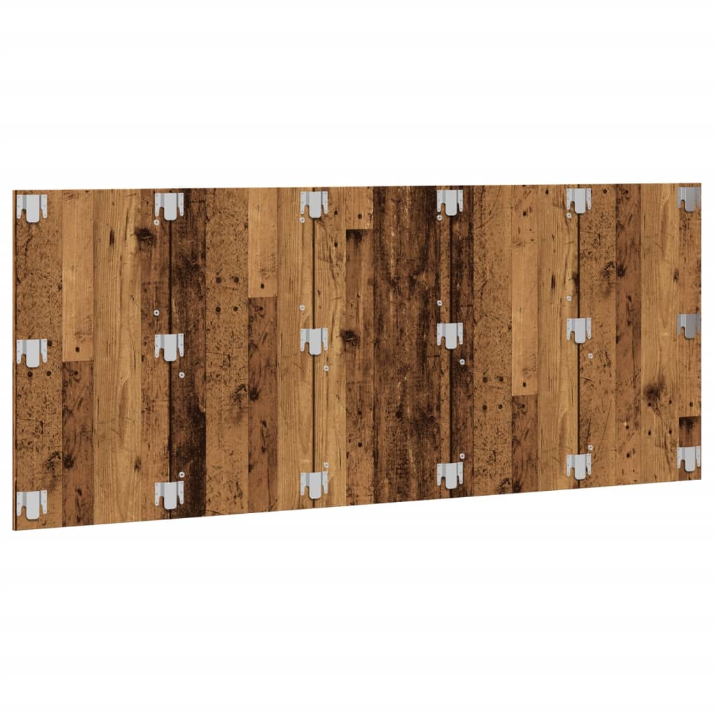vidaXL Bed Headboard Old Wood 200x1.5x80 cm Engineered Wood