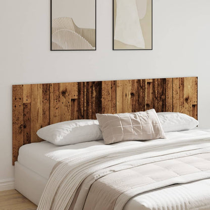 vidaXL Wall Headboard Old Wood 240x1,5x80 cm Engineered Wood