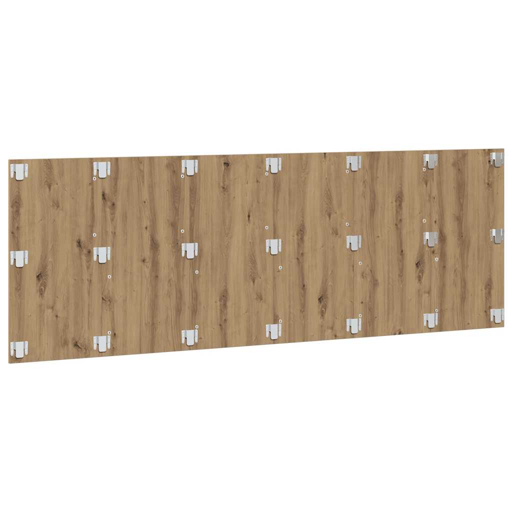 vidaXL Wall Headboard Artisian Oak 240x1,5x80 cm Engineered Wood