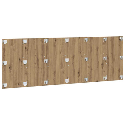 vidaXL Wall Headboard Artisian Oak 240x1,5x80 cm Engineered Wood