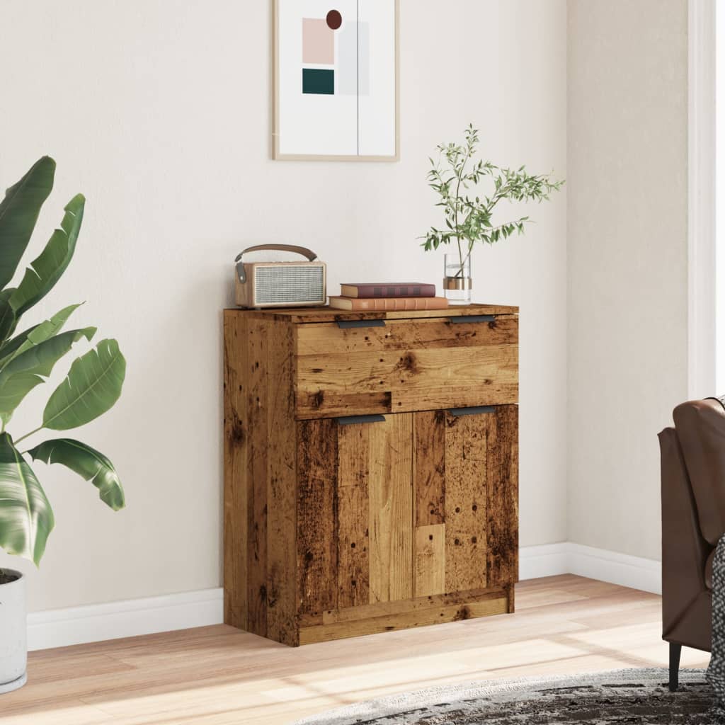 vidaXL Sideboard Old Wood 60x30x70 cm Engineered Wood
