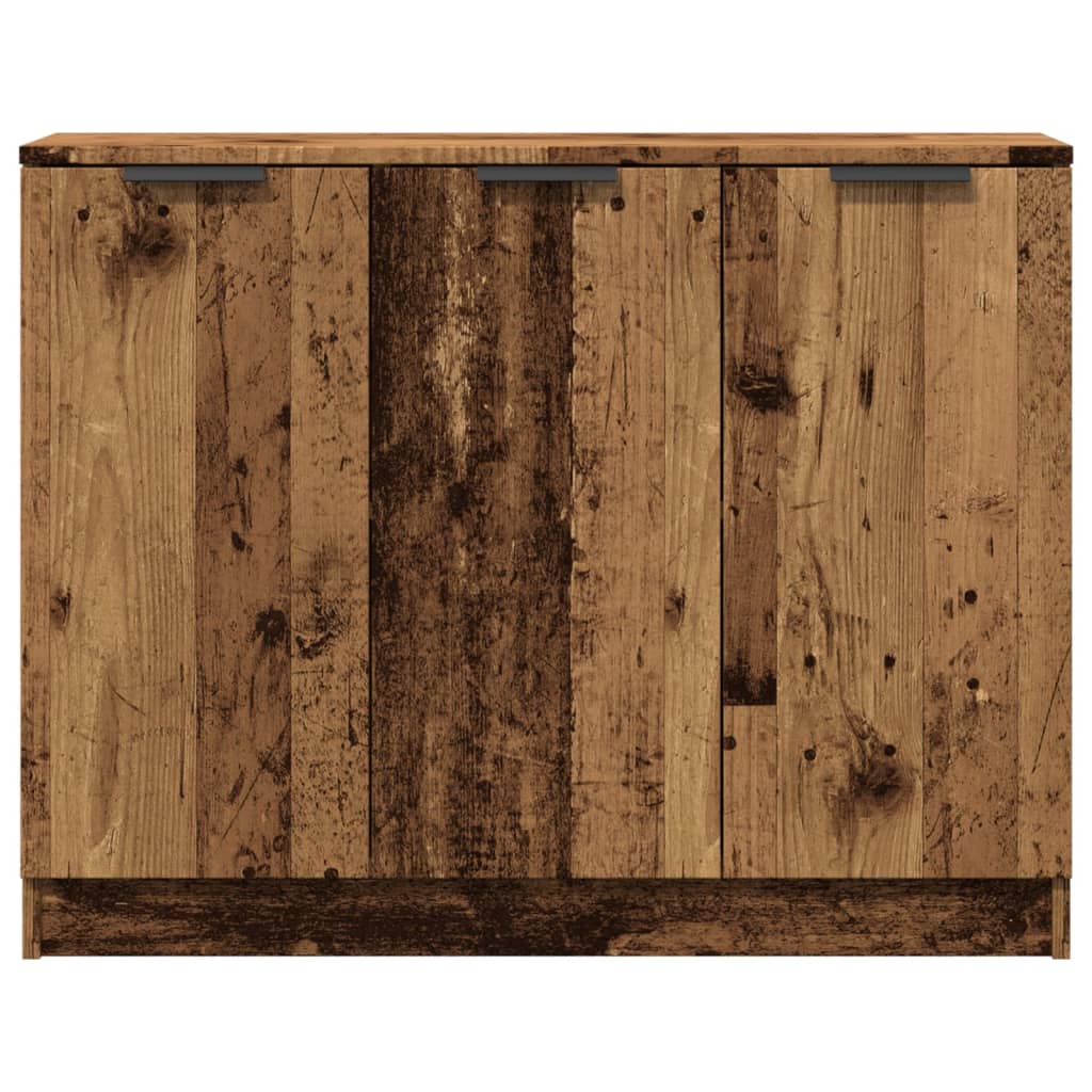 vidaXL Sideboard Old Wood 90,5x30x70 cm Engineered Wood