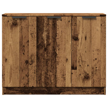 vidaXL Sideboard Old Wood 90,5x30x70 cm Engineered Wood