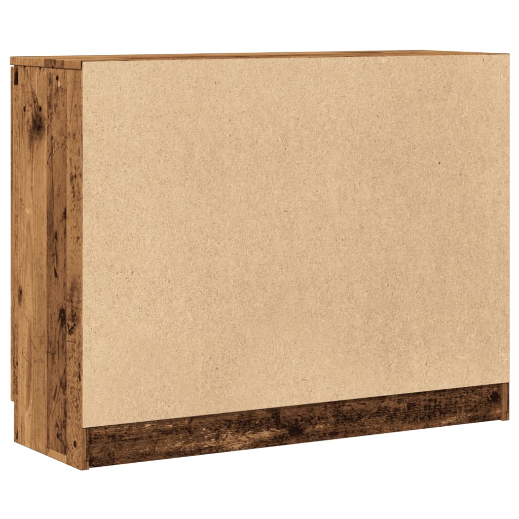 vidaXL Sideboard Old Wood 90,5x30x70 cm Engineered Wood