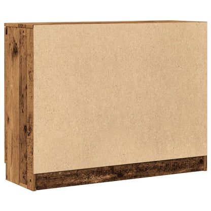 vidaXL Sideboard Old Wood 90,5x30x70 cm Engineered Wood