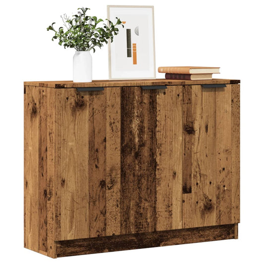 vidaXL Sideboard Old Wood 90,5x30x70 cm Engineered Wood