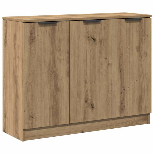 vidaXL Sideboard Artisan Oak 90,5x30x70 cm Engineered Wood
