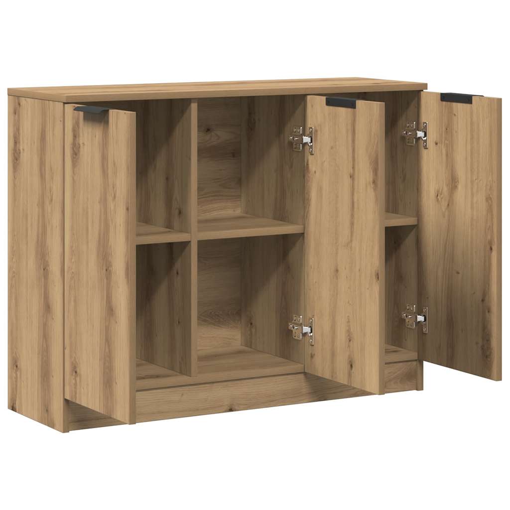 vidaXL Sideboard Artisan Oak 90.5x30x70 cm Engineered Wood