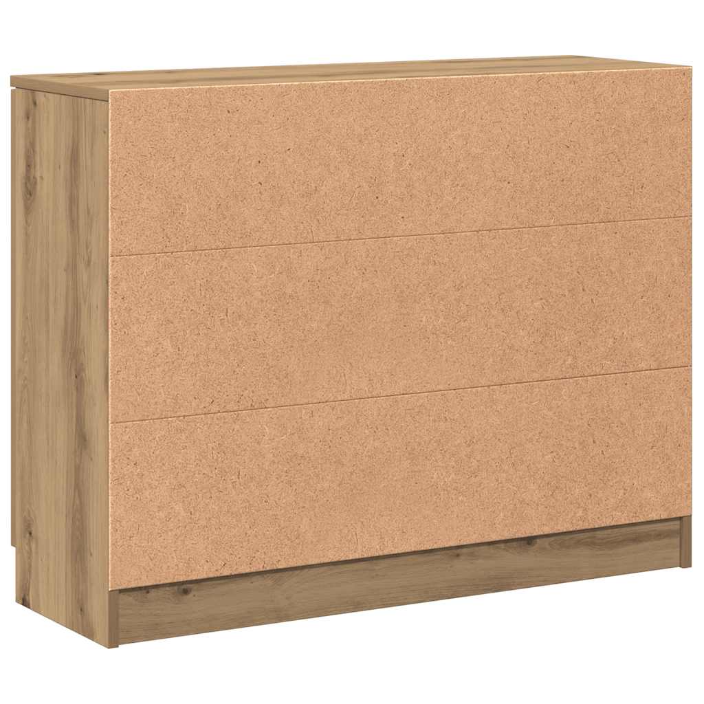 vidaXL Sideboard Artisan Oak 90.5x30x70 cm Engineered Wood