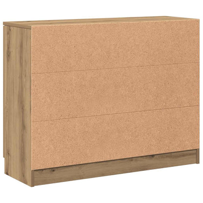 vidaXL Sideboard Artisan Oak 90.5x30x70 cm Engineered Wood