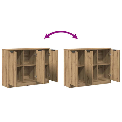 vidaXL Sideboard Artisan Oak 90,5x30x70 cm Engineered Wood