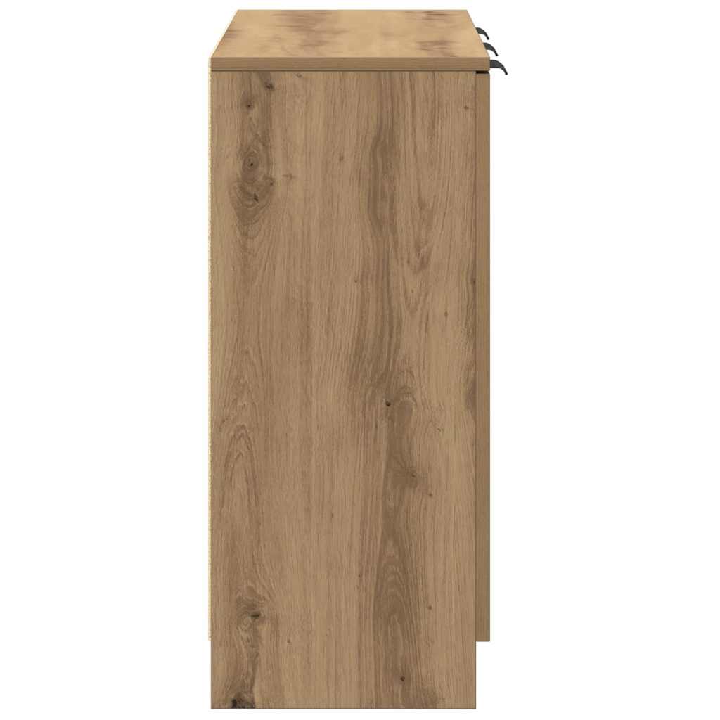 vidaXL Sideboard Artisan Oak 90.5x30x70 cm Engineered Wood