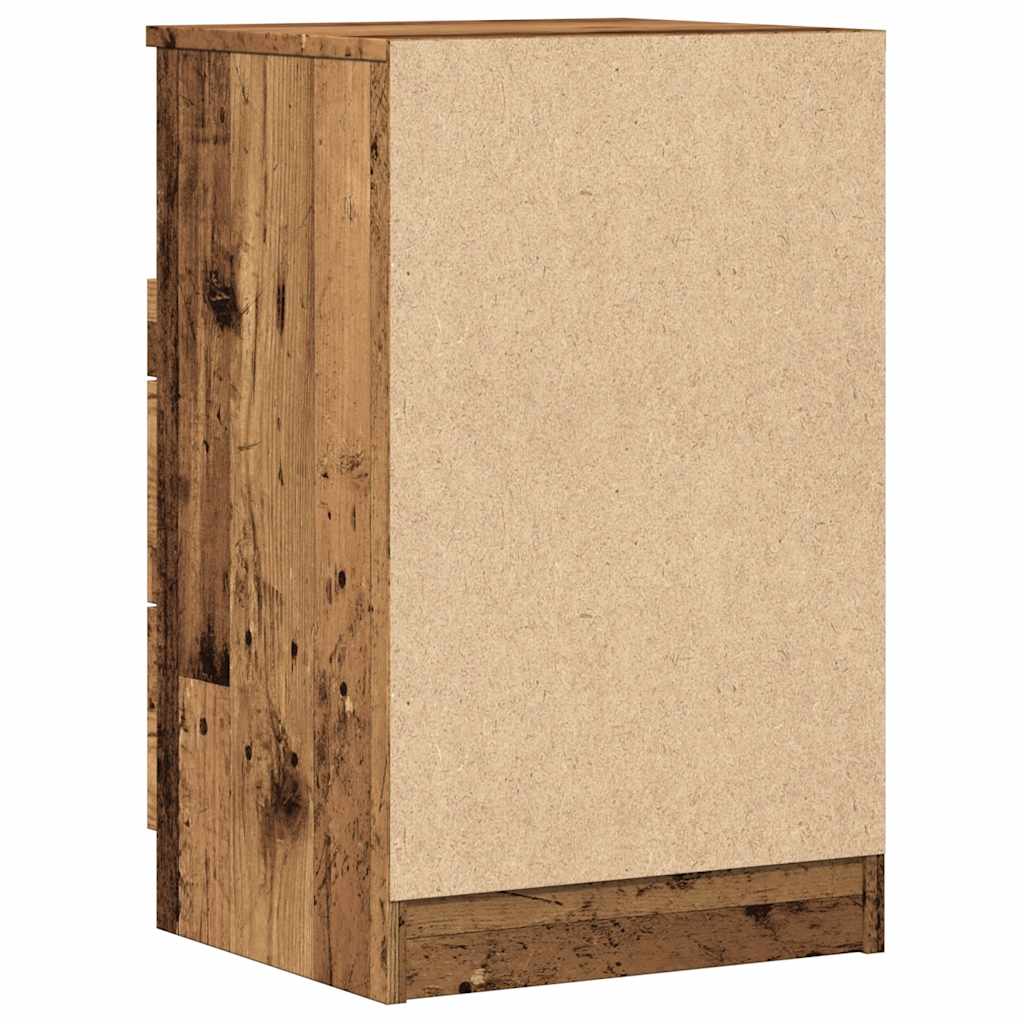 vidaXL Bedside Cabinets 2 pcs Old Wood 40x36x65 cm Engineered Wood