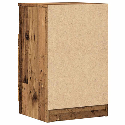vidaXL Bedside Cabinets 2 pcs Old Wood 40x36x65 cm Engineered Wood