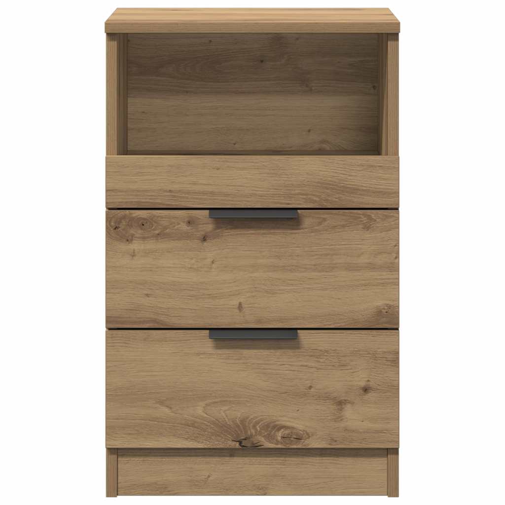 vidaXL Bedside Cabinet Artisan Oak 40x36x65 cm Engineered Wood