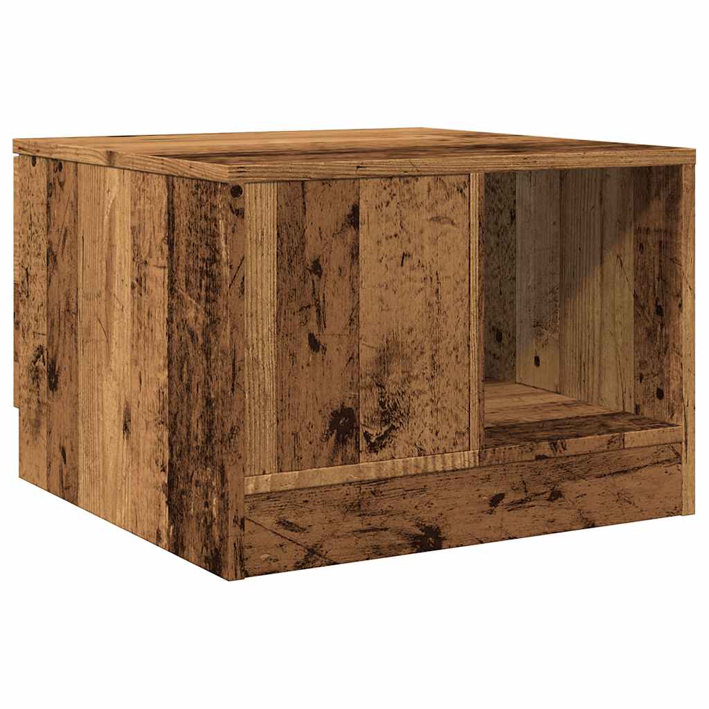 vidaXL Coffee Table Old Wood 50x50x36 cm Engineered Wood