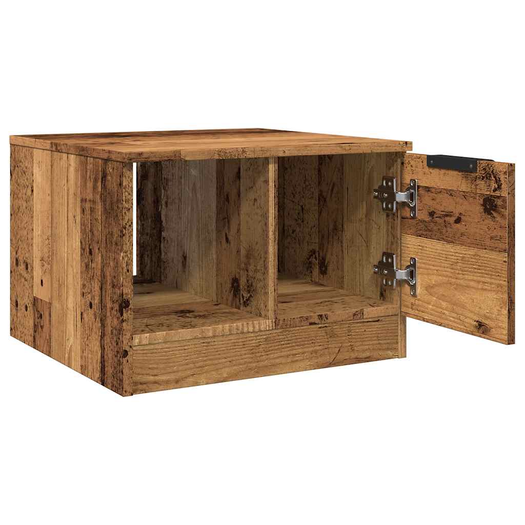 vidaXL Coffee Table Old Wood 50x50x36 cm Engineered Wood
