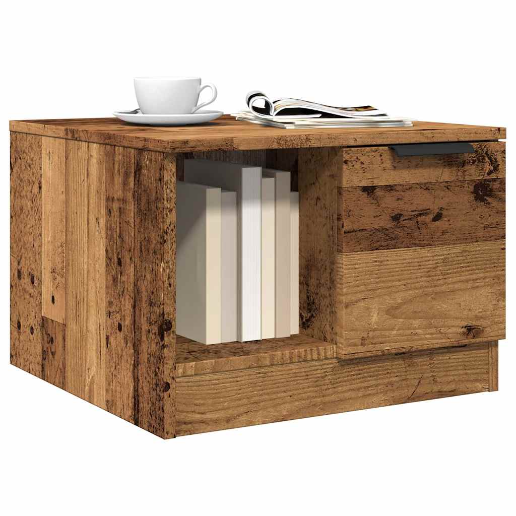 vidaXL Coffee Table Old Wood 50x50x36 cm Engineered Wood