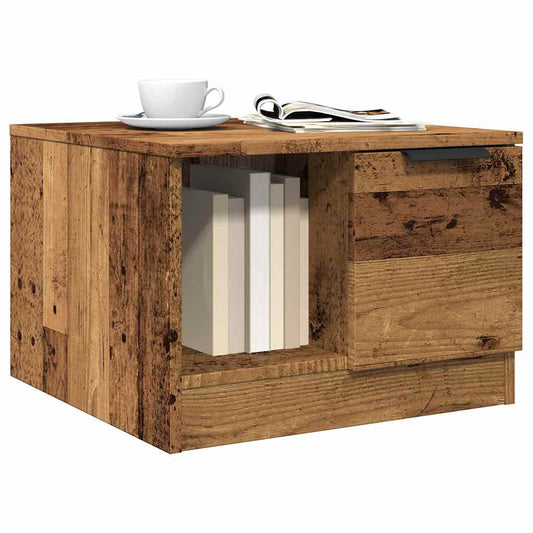 vidaXL Coffee Table Old Wood 50x50x36 cm Engineered Wood