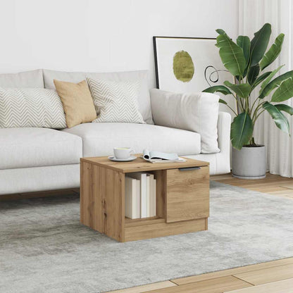 vidaXL Coffee Table Artisan Oak 50x50x36 cm Engineered Wood