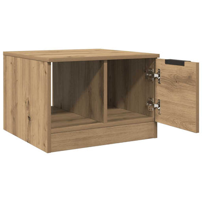 vidaXL Coffee Table Artisan Oak 50x50x36 cm Engineered Wood