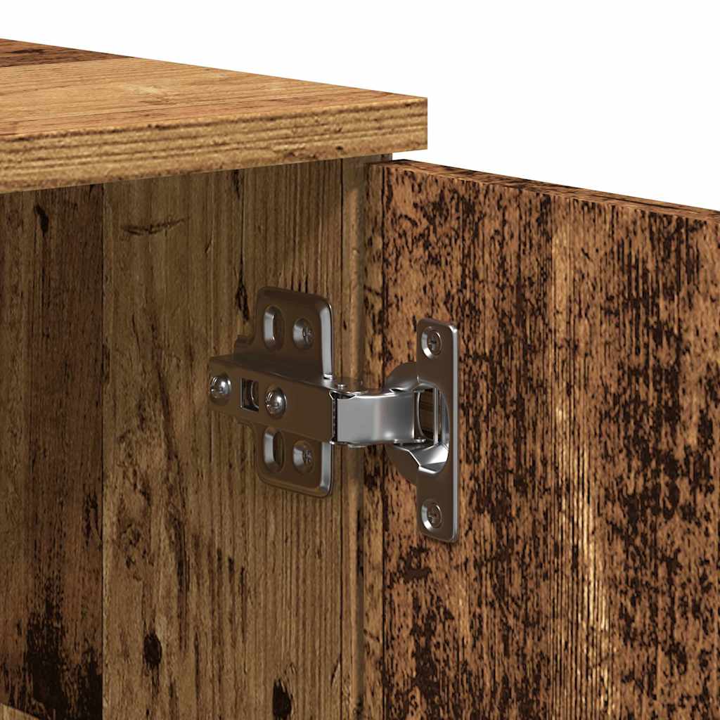vidaXL TV Cabinet Old Wood 140x35x40 cm Engineered Wood
