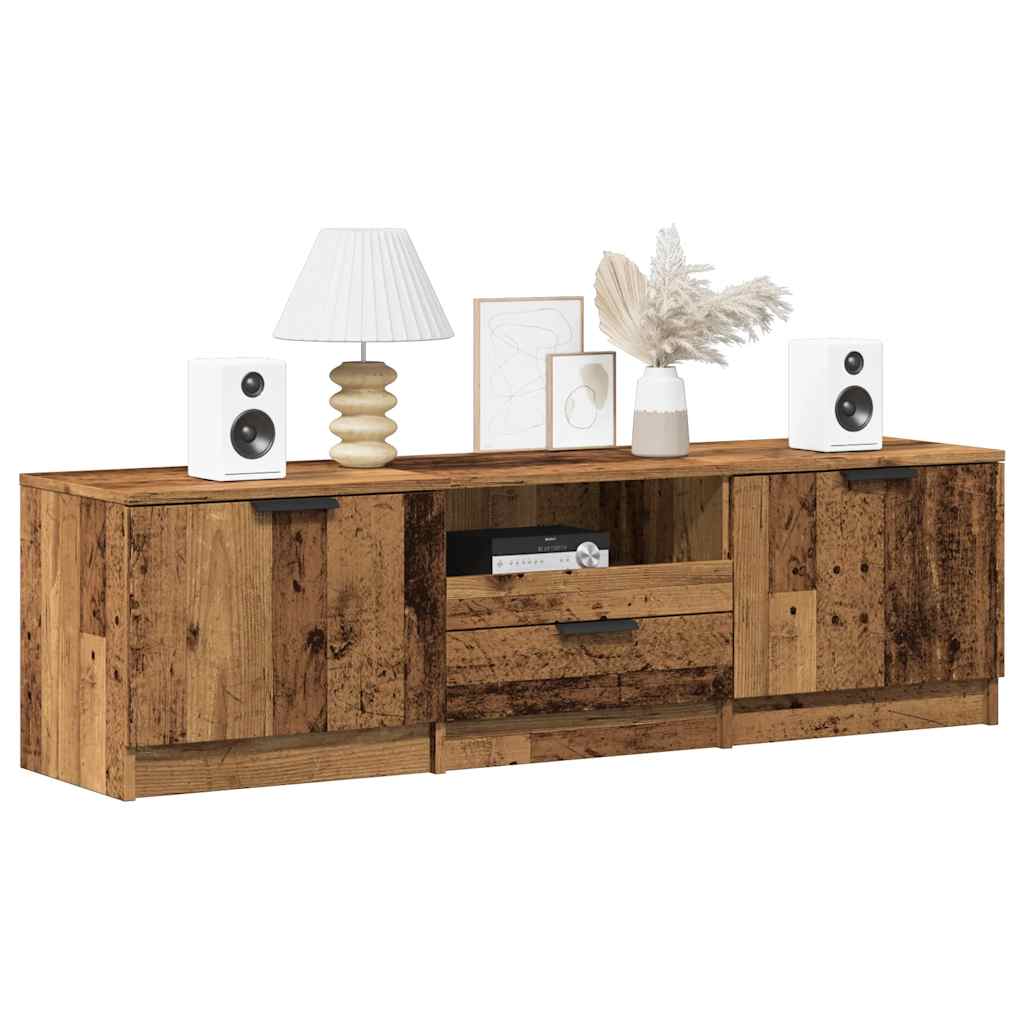 vidaXL TV Cabinet Old Wood 140x35x40 cm Engineered Wood