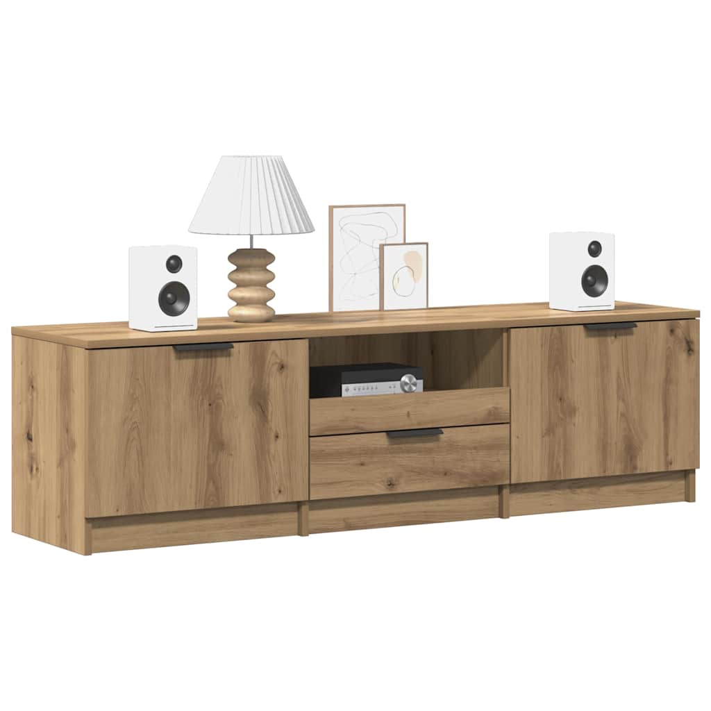 vidaXL TV Cabinet | Artisan Oak | Engineered Wood | Medium | TV Cabinet