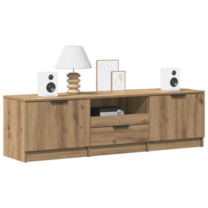 vidaXL TV Cabinet | Artisan Oak | Engineered Wood | Medium | TV Cabinet