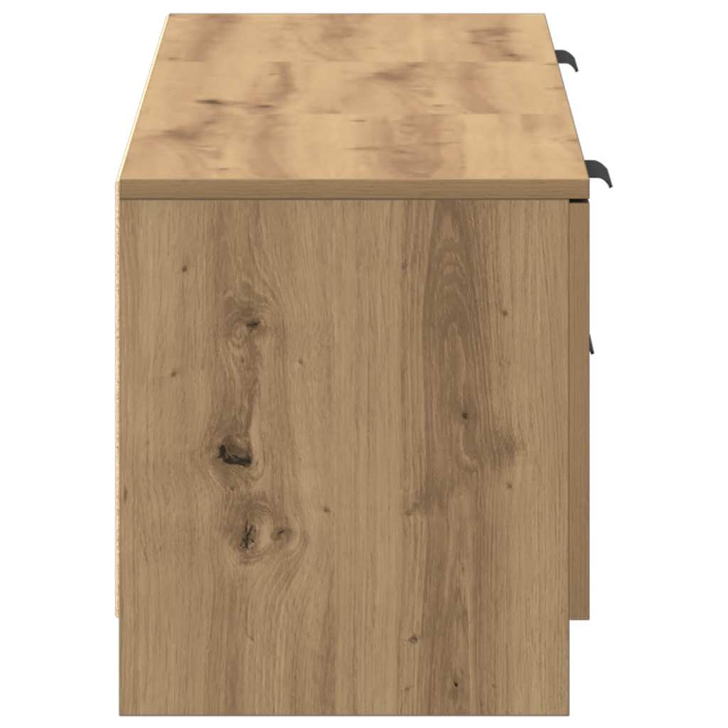 vidaXL TV Cabinet | Artisan Oak | Engineered Wood | Medium | TV Cabinet