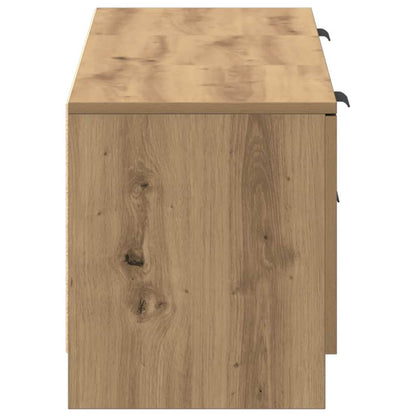 vidaXL TV Cabinet | Artisan Oak | Engineered Wood | Medium | TV Cabinet
