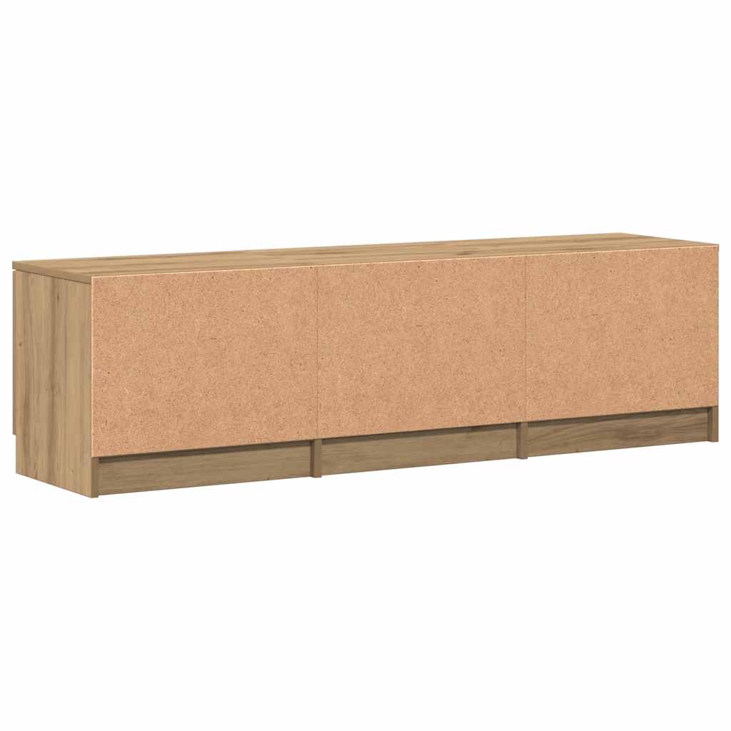 vidaXL TV Cabinet | Artisan Oak | Engineered Wood | Medium | TV Cabinet