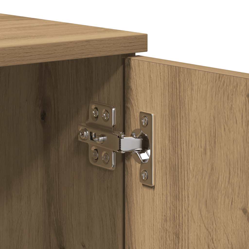 vidaXL TV Cabinet | Artisan Oak | Engineered Wood | Medium | TV Cabinet