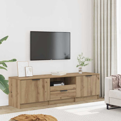 vidaXL TV Cabinet | Artisan Oak | Engineered Wood | Medium | TV Cabinet
