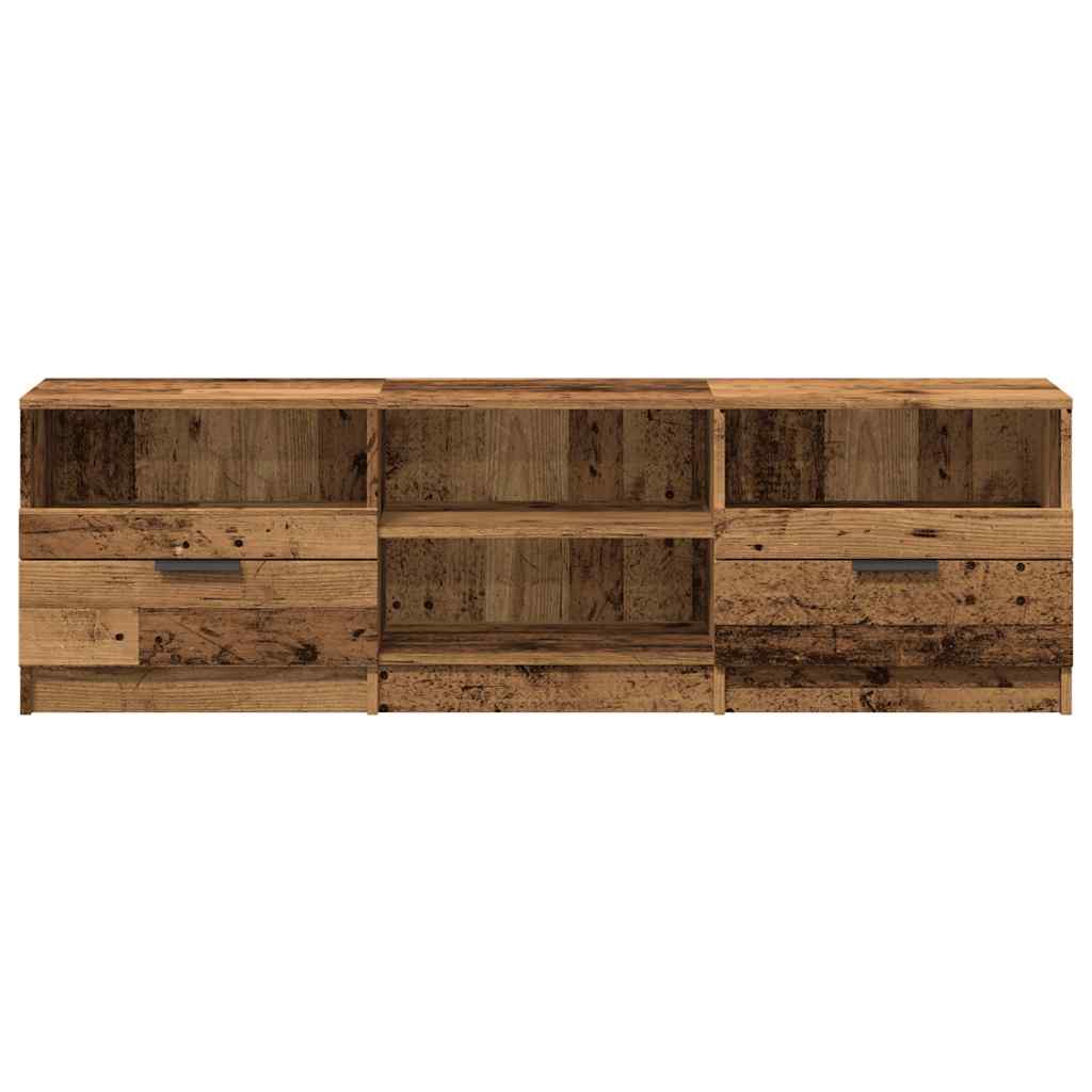 vidaXL TV Cabinet Old Wood 150x33,5x45 cm Engineered Wood