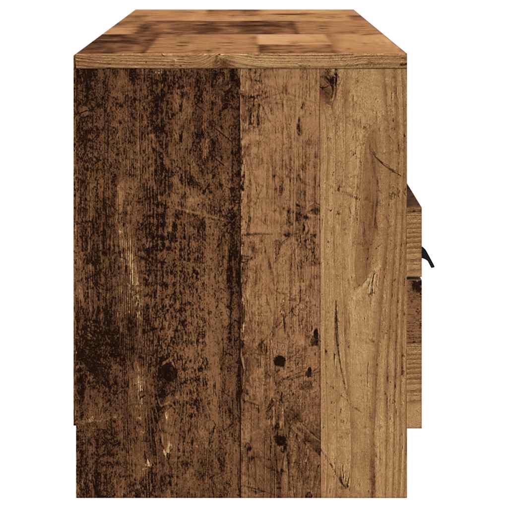 vidaXL TV Cabinet Old Wood 150x33.5x45 cm Engineered Wood