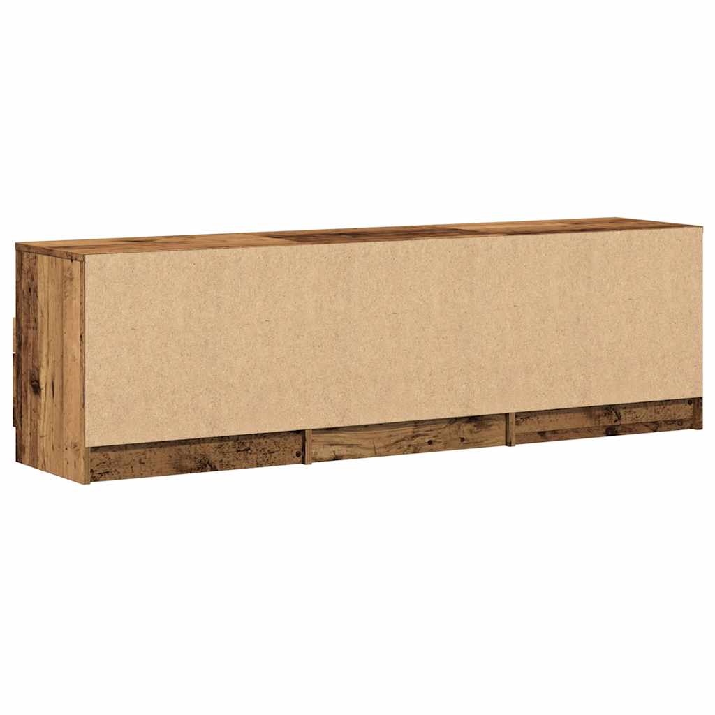 vidaXL TV Cabinet Old Wood 150x33.5x45 cm Engineered Wood